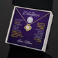 To My Volleyball Daughter - Love Knot Necklace - Athlete's Gift Shop