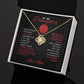 Volleyball Daughter Love Knot Necklace - Athlete's Gift Shop