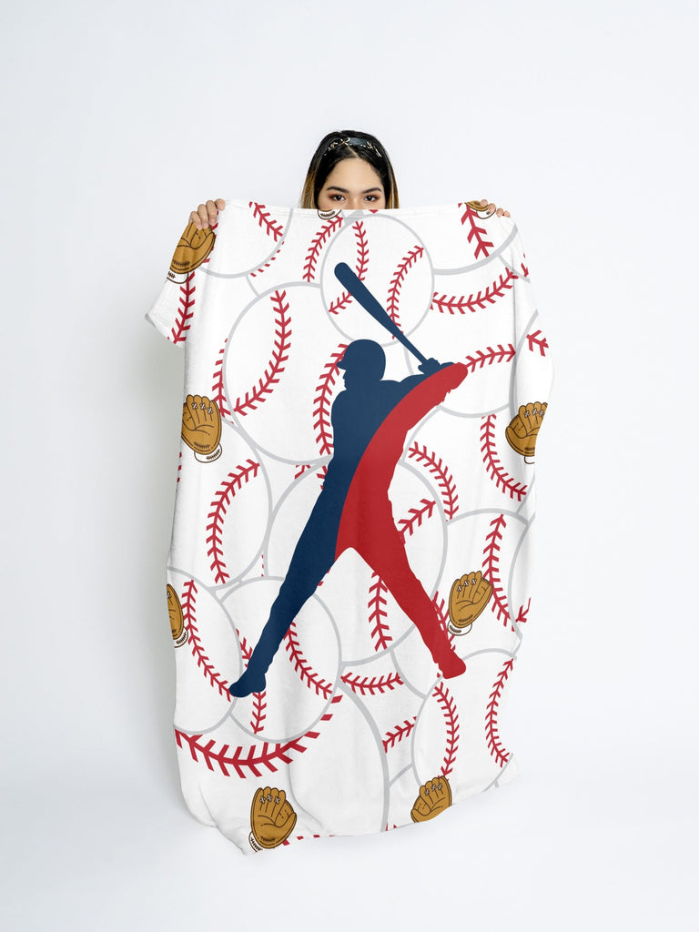 Baseball Plush Blanket - Athlete's Gift Shop