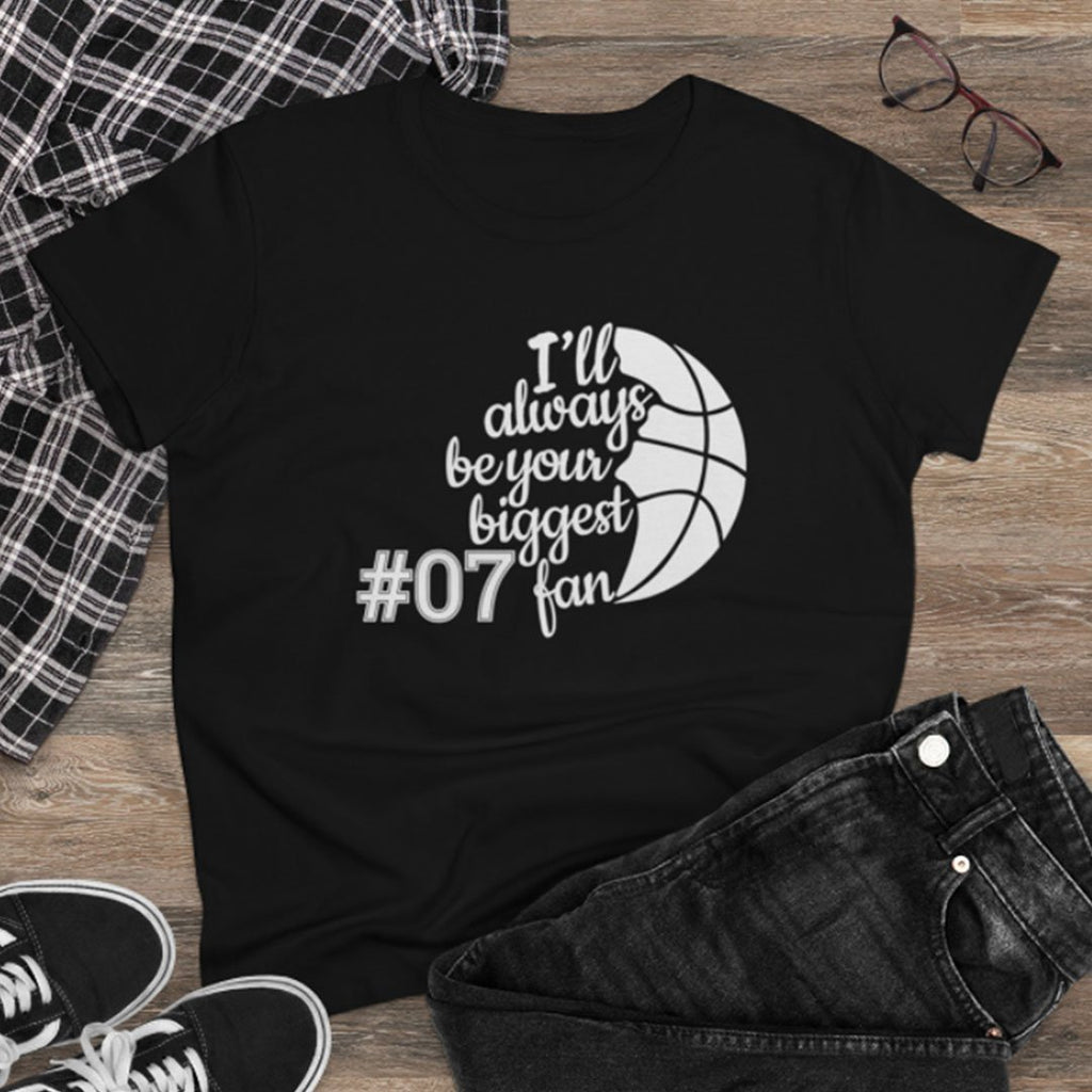 Basketball Personalized Women's Tee - Your Biggest Fan