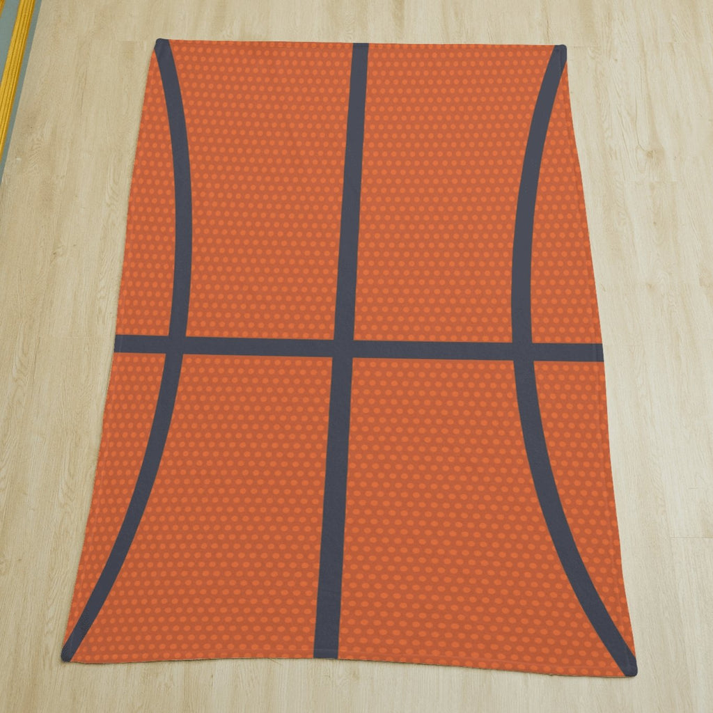 Basketball Plush Blanket - Athlete's Gift Shop