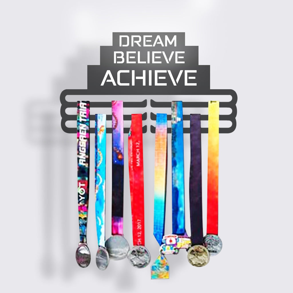 Dream Believe Achieve Medal Hanger