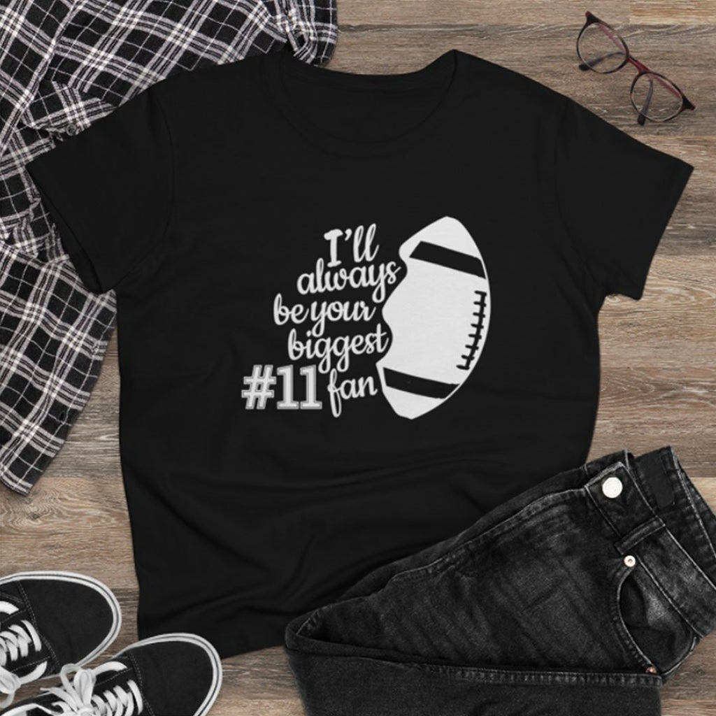 Football Personalized Women's Tee - Your Biggest Fan