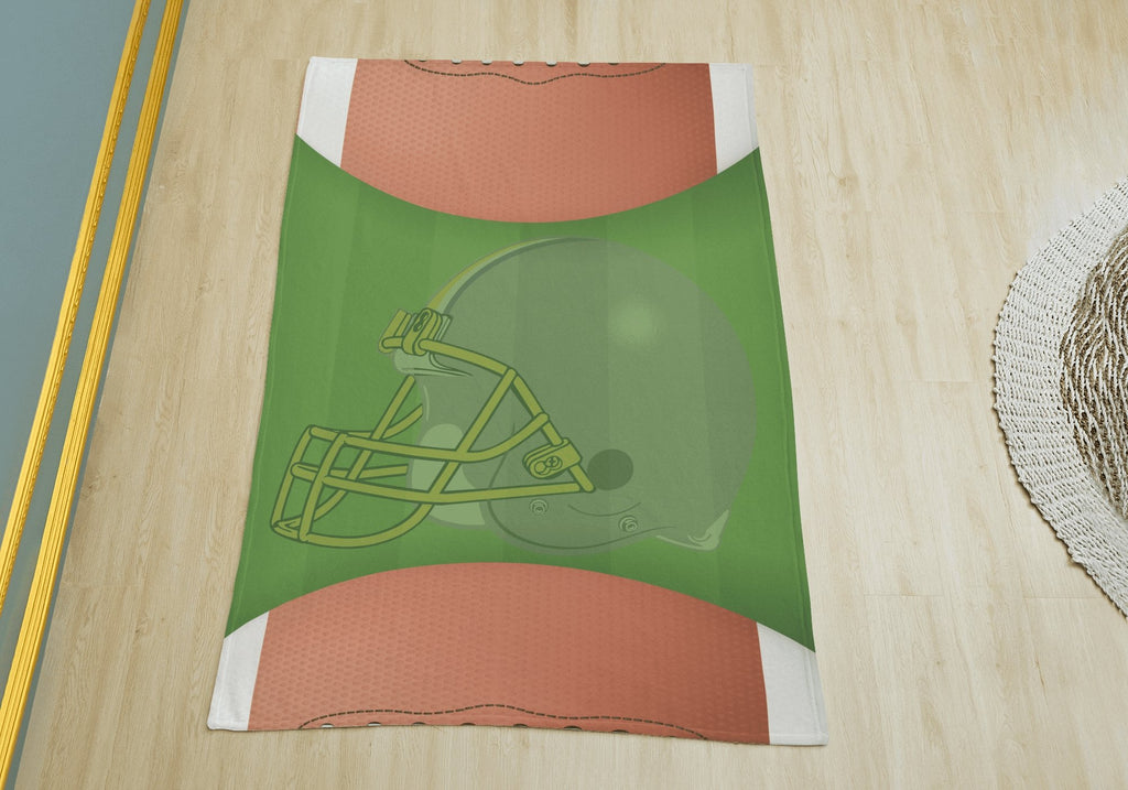 Football Plush Blanket - Athlete's Gift Shop