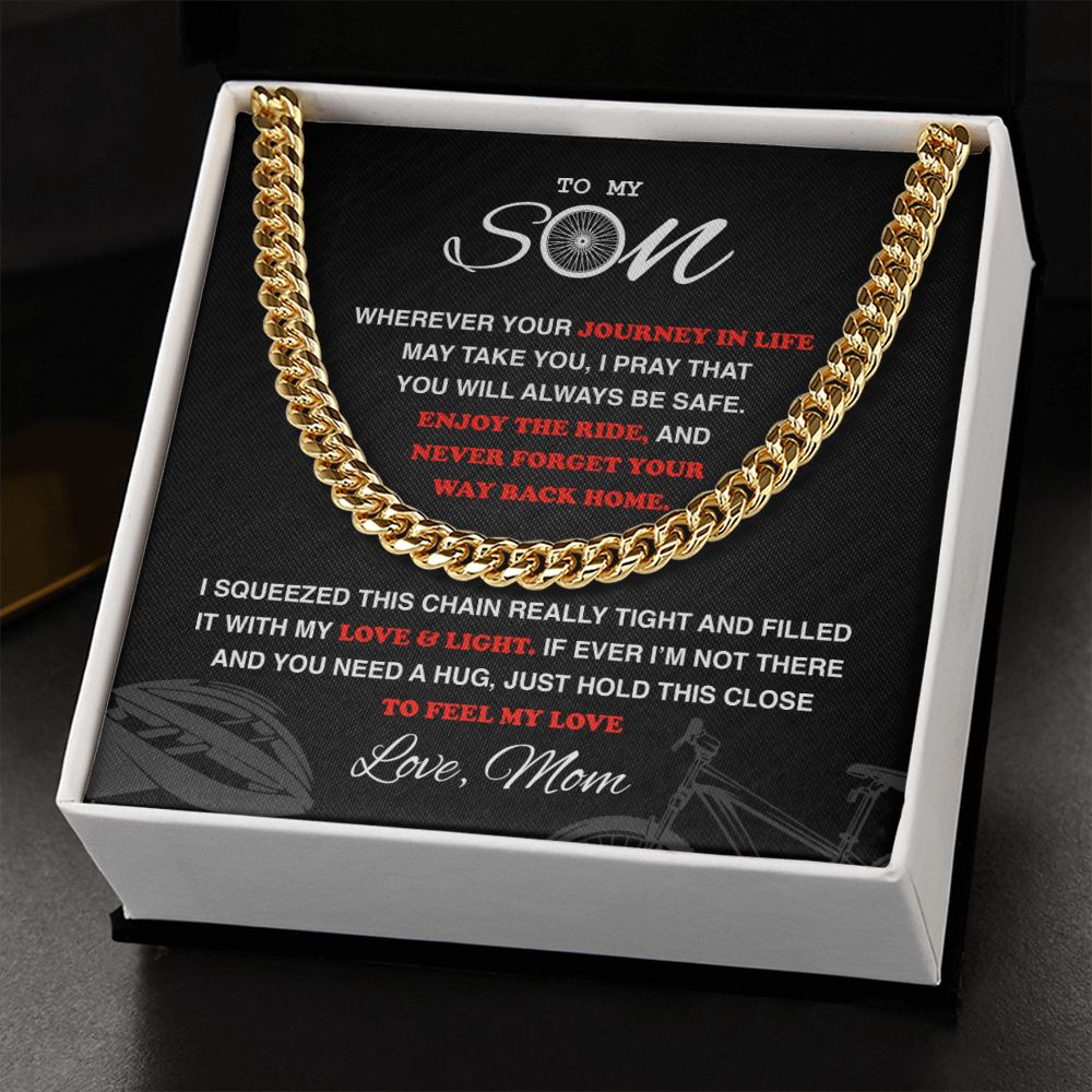 My Cycling Son - Cuban Link Necklace - Athlete's Gift Shop