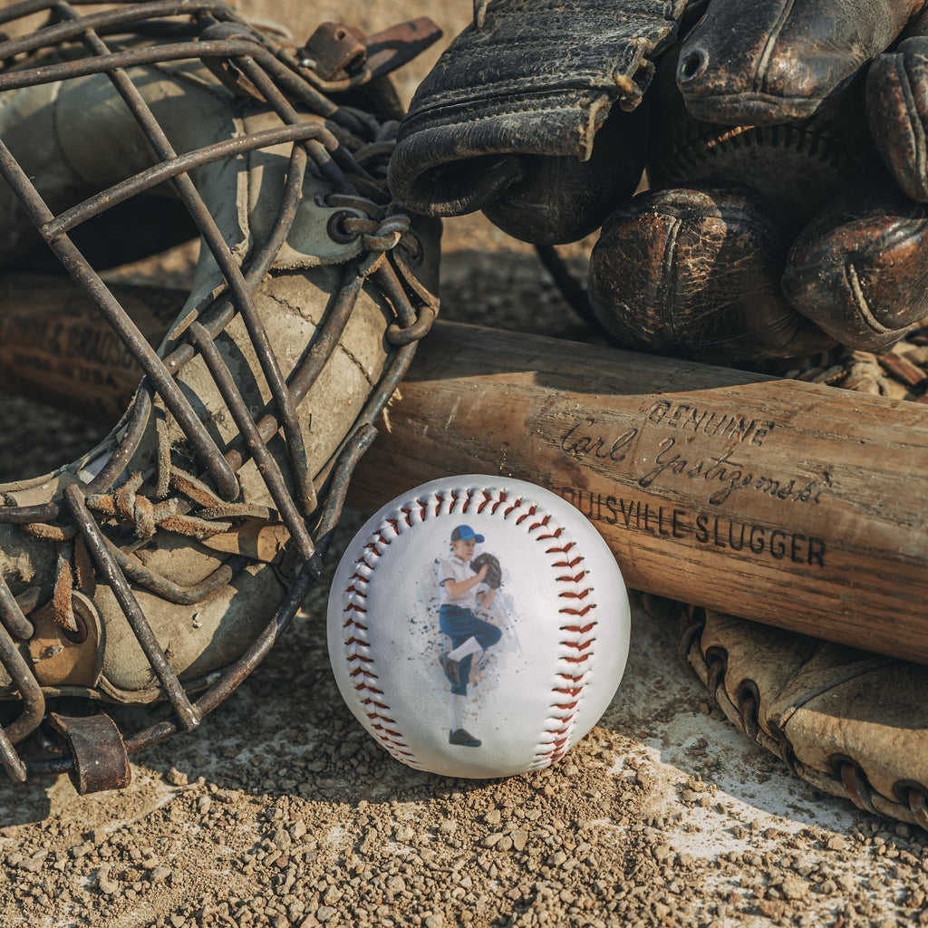 Personalized Baseball Art Ball - Athlete's Gift Shop