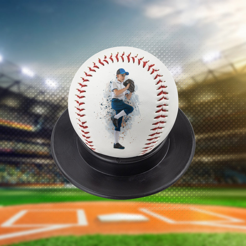 Personalized Baseball Art Ball - Athlete's Gift Shop