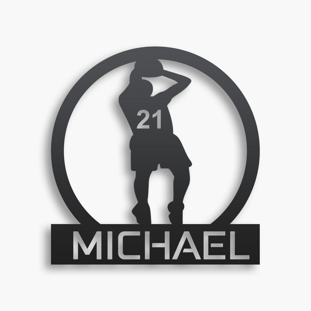 Personalized Basketball Monogram - Premier Medal Hangers USA