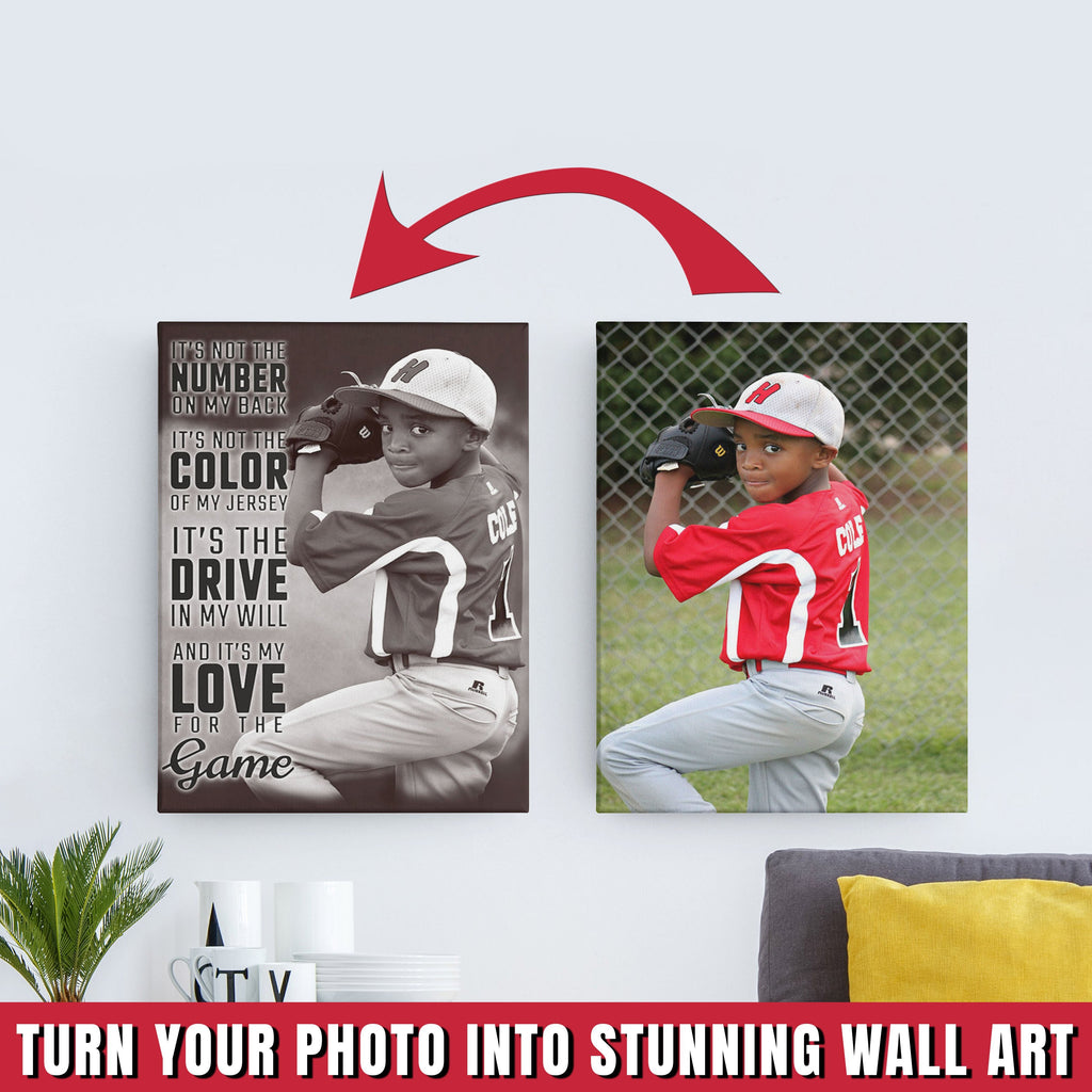 Personalized Canvas - Love For The Game