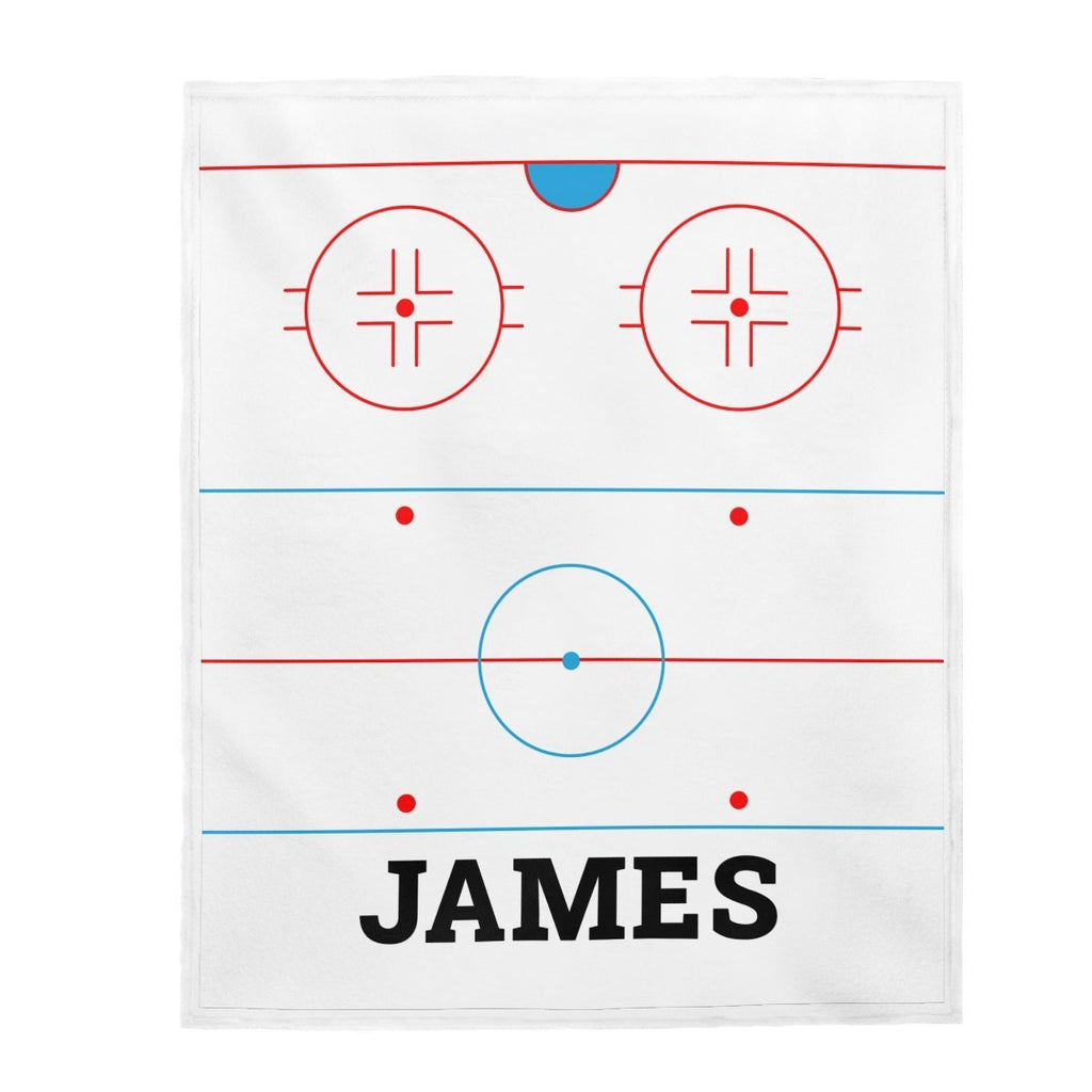 Personalized Hockey Blanket