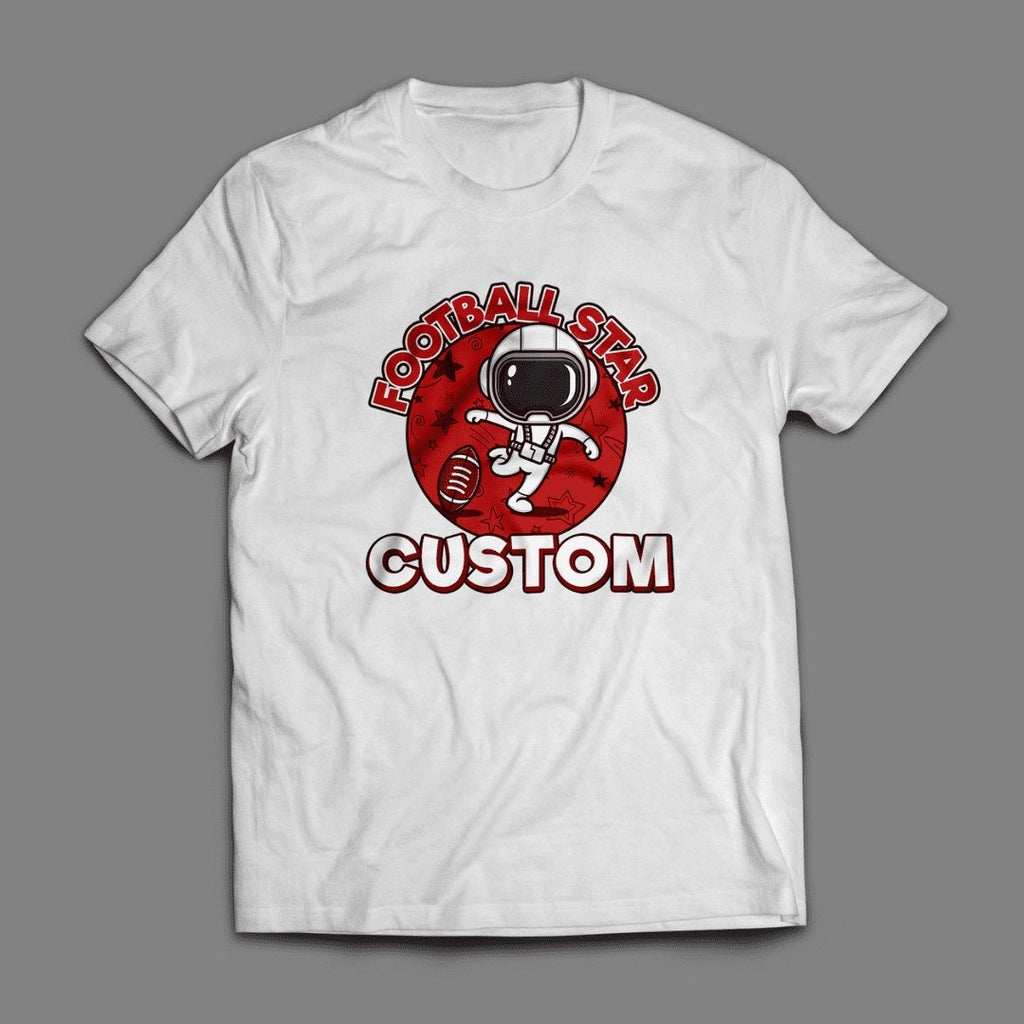 Personalized Kids Football Tee - Athlete's Gift Shop