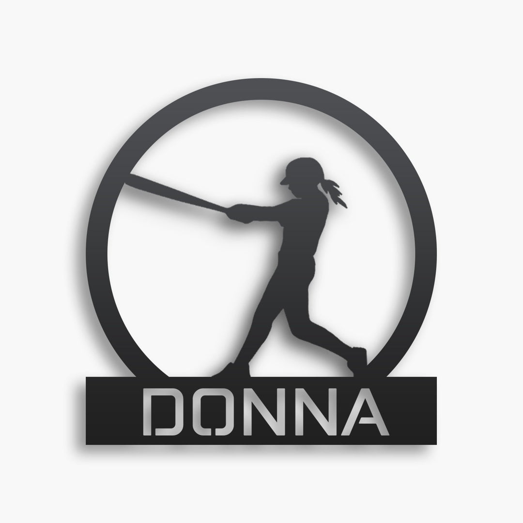 Personalized Softball Monogram - Premier Medal Hangers USA