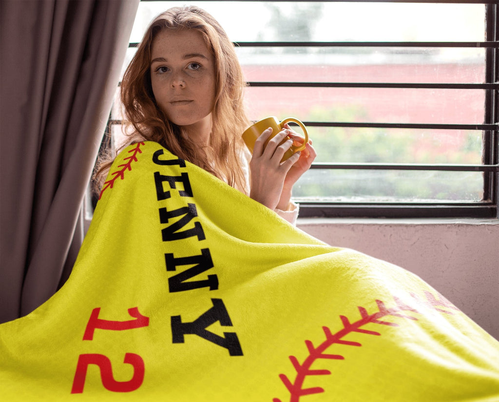 Personalized Sports Blankets - Athlete's Gift Shop
