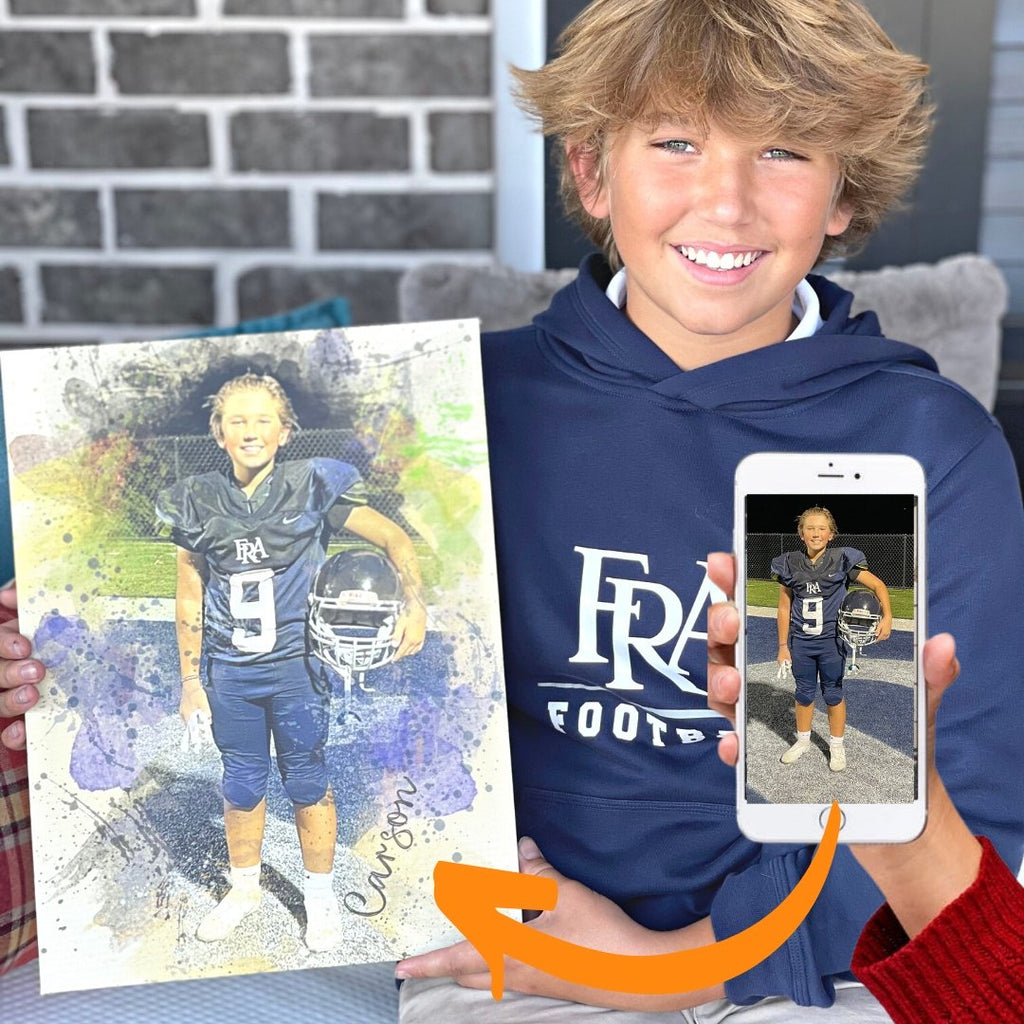 Personalized Sports Portrait