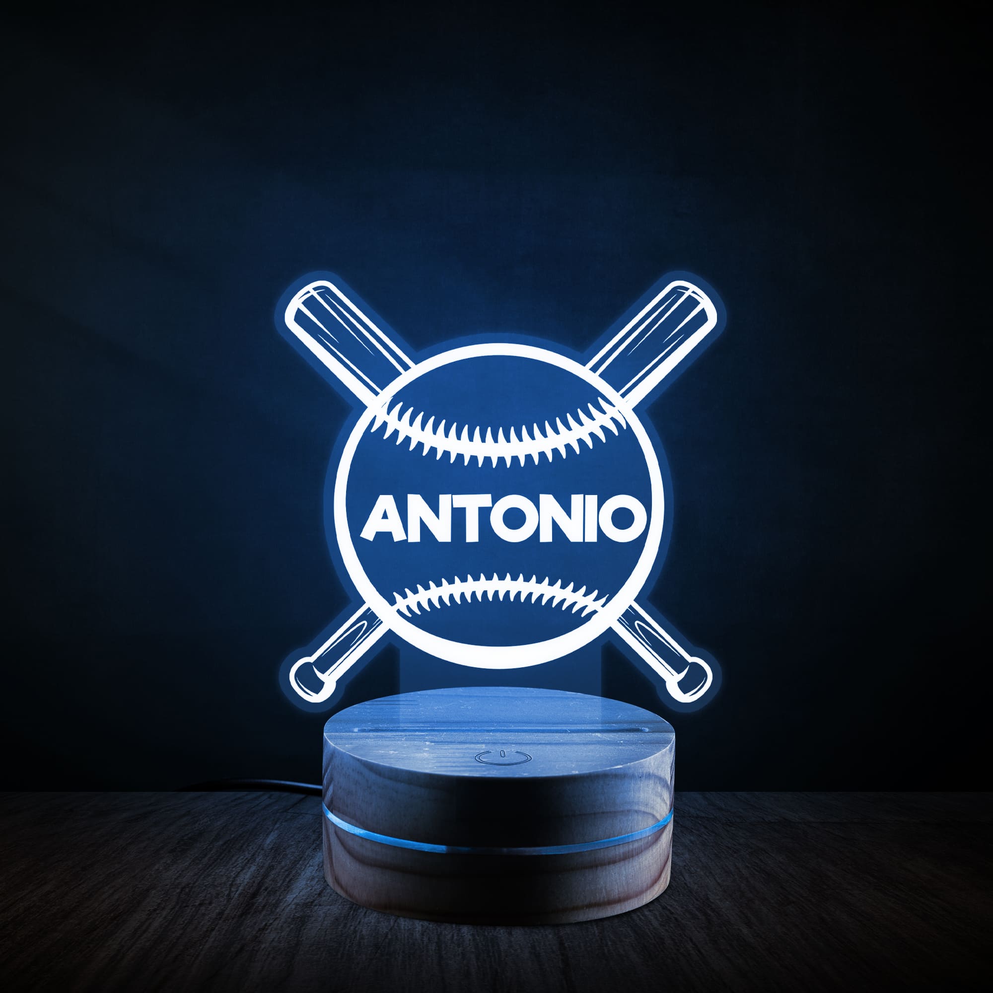 Personalized Sports Themed Night Lights Athlete's Gift Shop