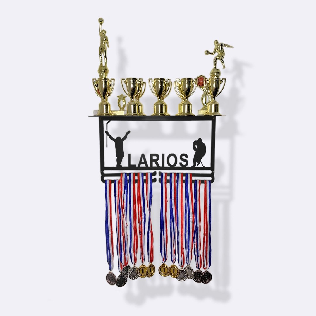 Personalized Trophy Stand - Premier Medal Hangers USA