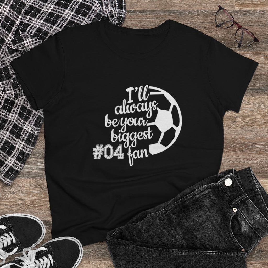 Soccer Personalized Women's Tee - Your Biggest Fan