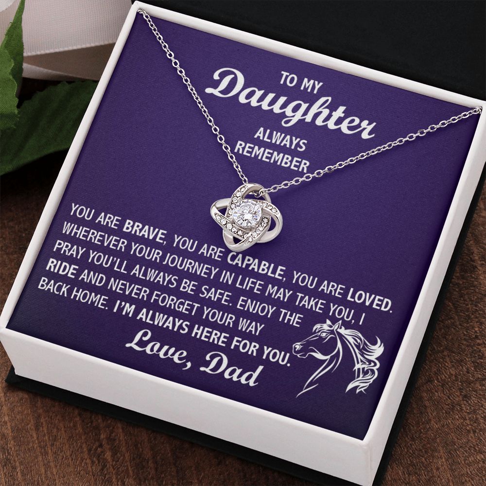 To My Daughter - Enjoy The Ride - Athlete's Gift Shop