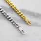 To My Dear Grandson Football - Cuban Link Necklace - Athlete's Gift Shop