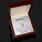 To My Gymnastics Daughter - Love Knot Necklace - Athlete's Gift Shop