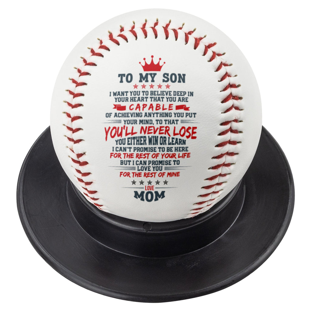 To My Son Baseball - Athlete's Gift Shop