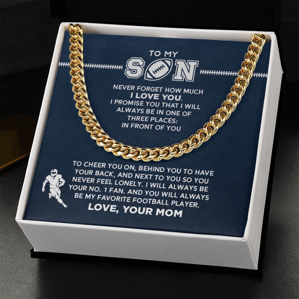 To My Son/Daughter Necklace - Athlete's Gift Shop