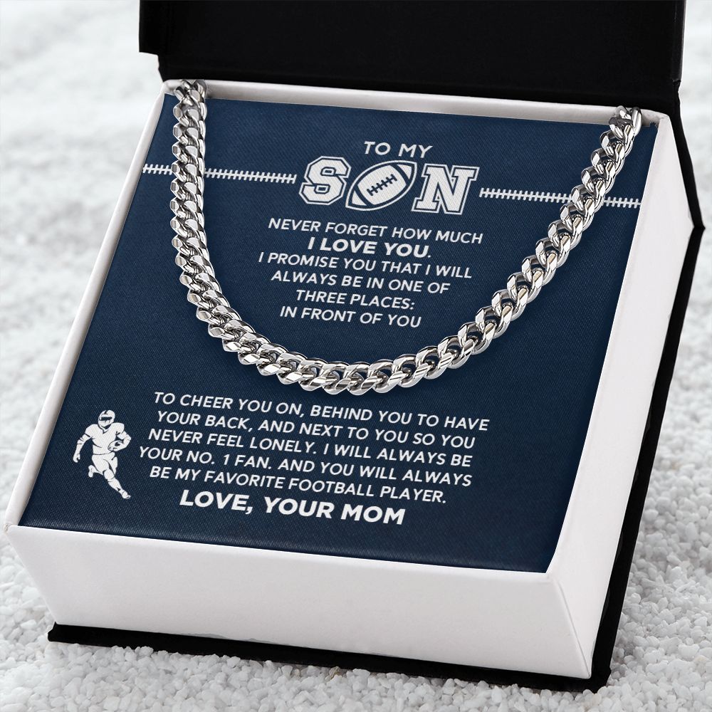 To My Son/Daughter Necklace - Athlete's Gift Shop