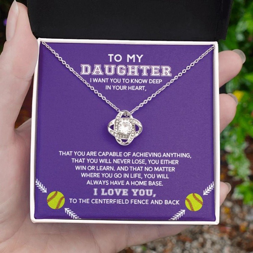 To My Son/Daughter Necklace - Athlete's Gift Shop