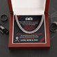 To Our Baseball Son - Cuban Link Necklace - Athlete's Gift Shop