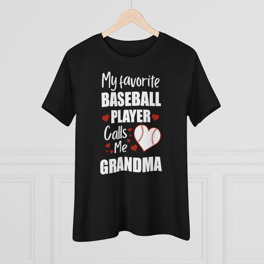 Women's Tee - My Favorite Baseball Player Calls Me Grandma