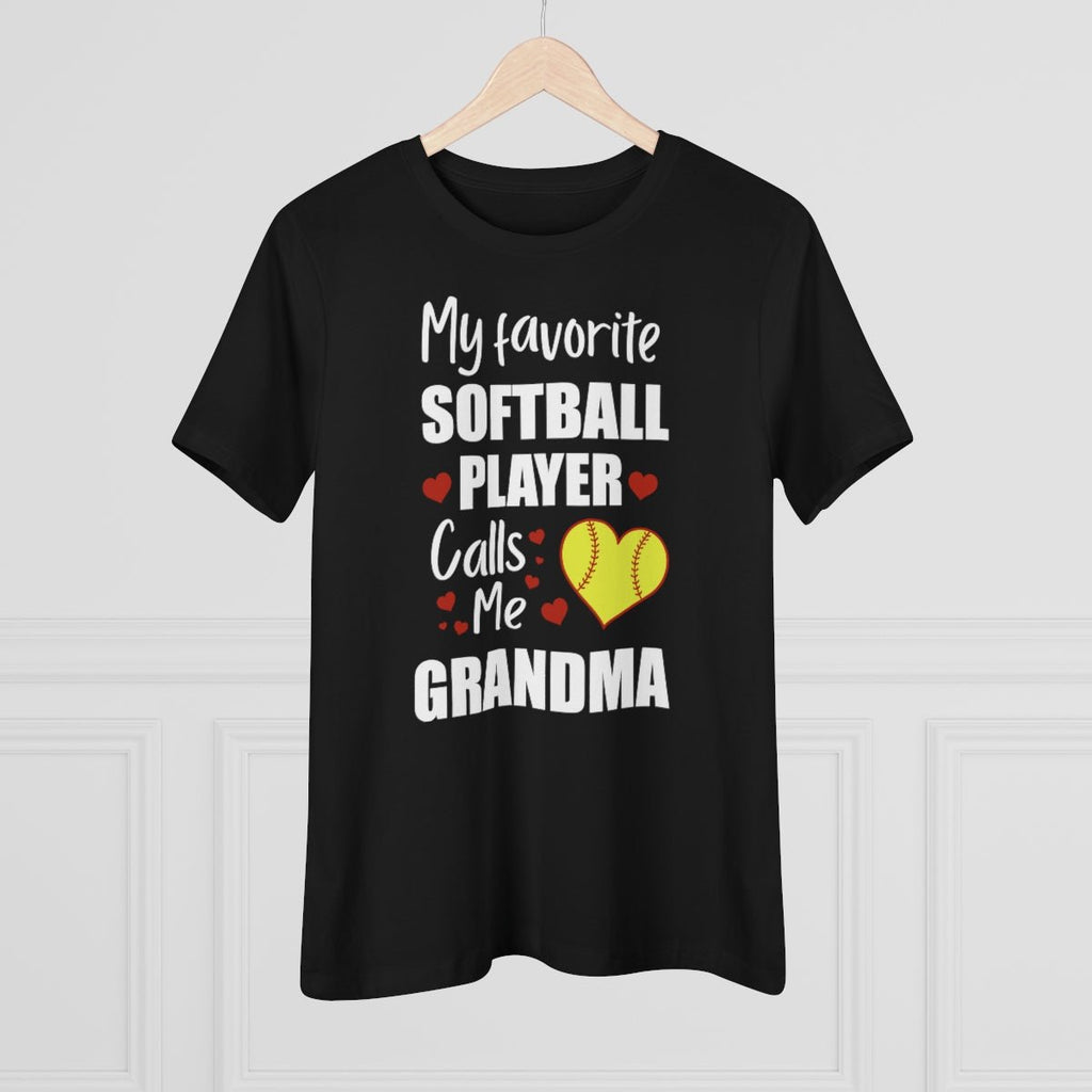 Women's Tee - My Favorite Softball Player Calls Me Grandma